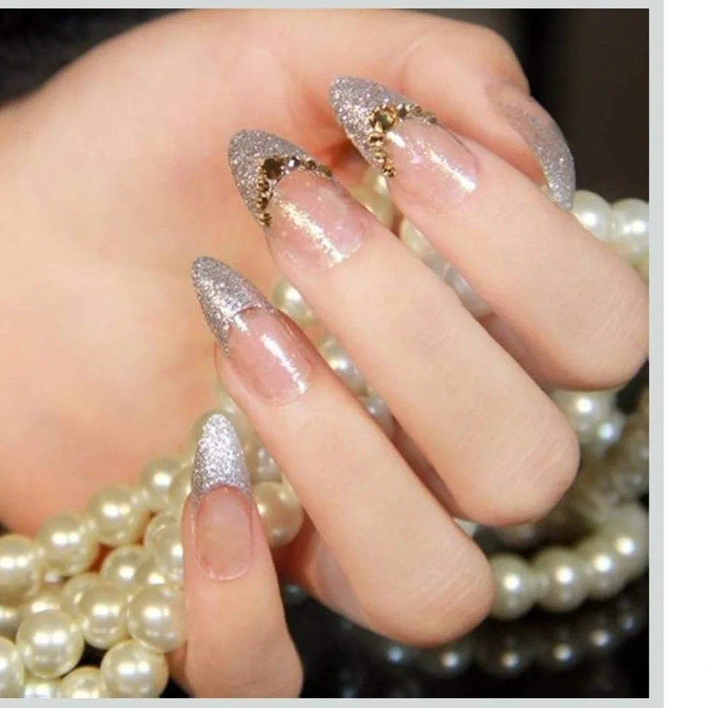 500pc White Half Cover Nail Tips Set French Manicure C-Curve Acrylic Gel DIY